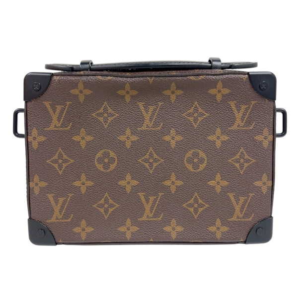 ルイ・ヴィトン LOUIS VUITTON ハンドル・ソフトトランク M45935 ブラウン モノグラム・マカサー ユニセックス ショルダーバッグ