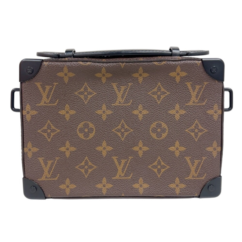 ルイ・ヴィトン LOUIS VUITTON ハンドル・ソフトトランク M45935 ブラウン モノグラム・マカサー ユニセックス ショルダーバッグ