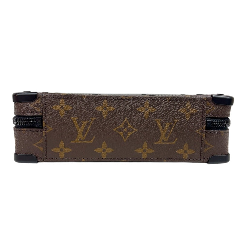 ルイ・ヴィトン LOUIS VUITTON ハンドル・ソフトトランク M45935 ブラウン モノグラム・マカサー ユニセックス ショルダーバッグ