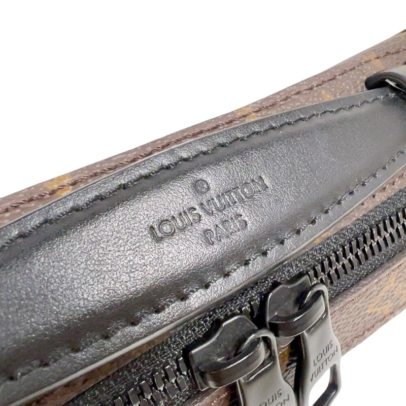 ルイ・ヴィトン LOUIS VUITTON ハンドル・ソフトトランク M45935 ブラウン モノグラム・マカサー ユニセックス ショルダーバッグ