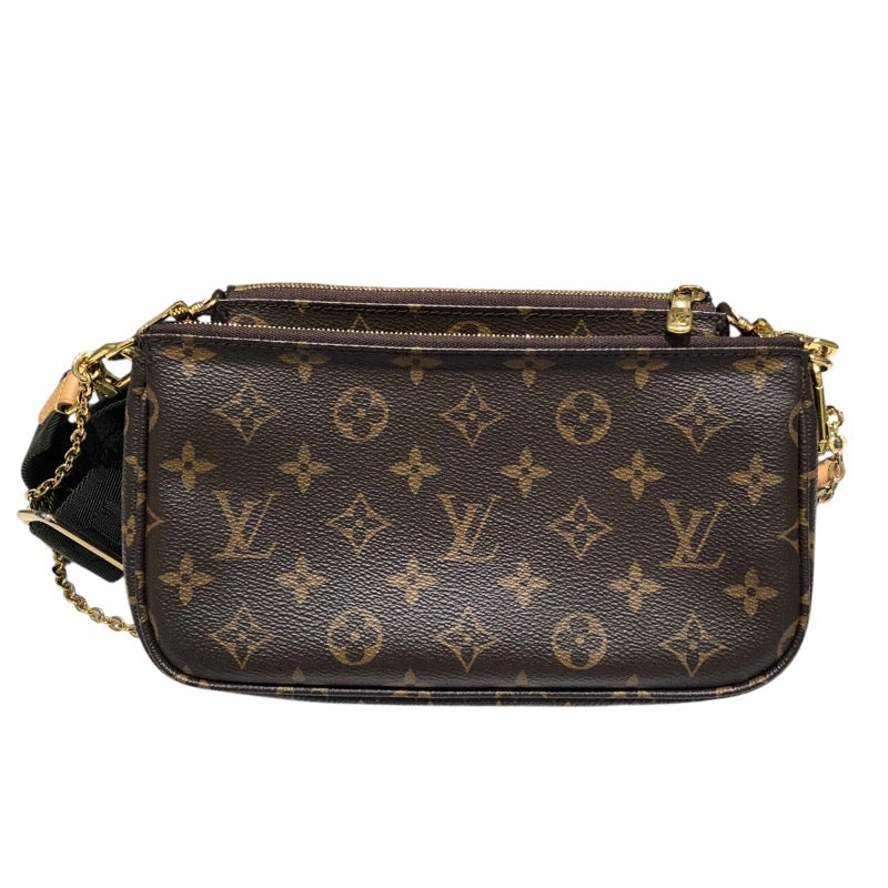 ルイ・ヴィトン LOUIS VUITTON ミュルティ・ポシェット・アクセソワール M44813 カーキ モノグラム・カーキ ユニセックス ショルダーバッグ