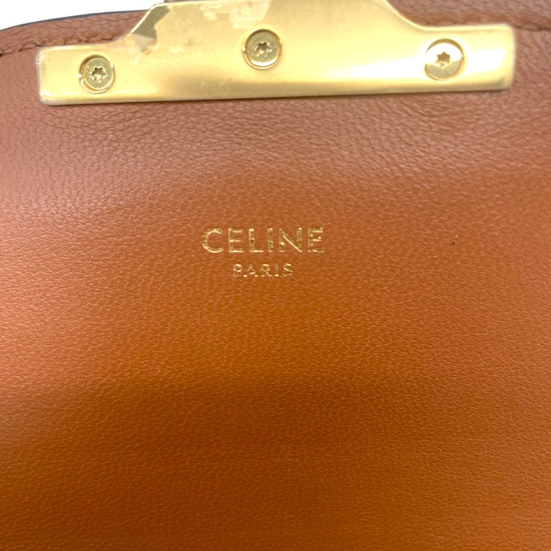 セリーヌ CELINE クラシックトリオンフバッグ 188882 ブラウン コーティングキャンバス/カーフレザー レディース ショルダーバッグ