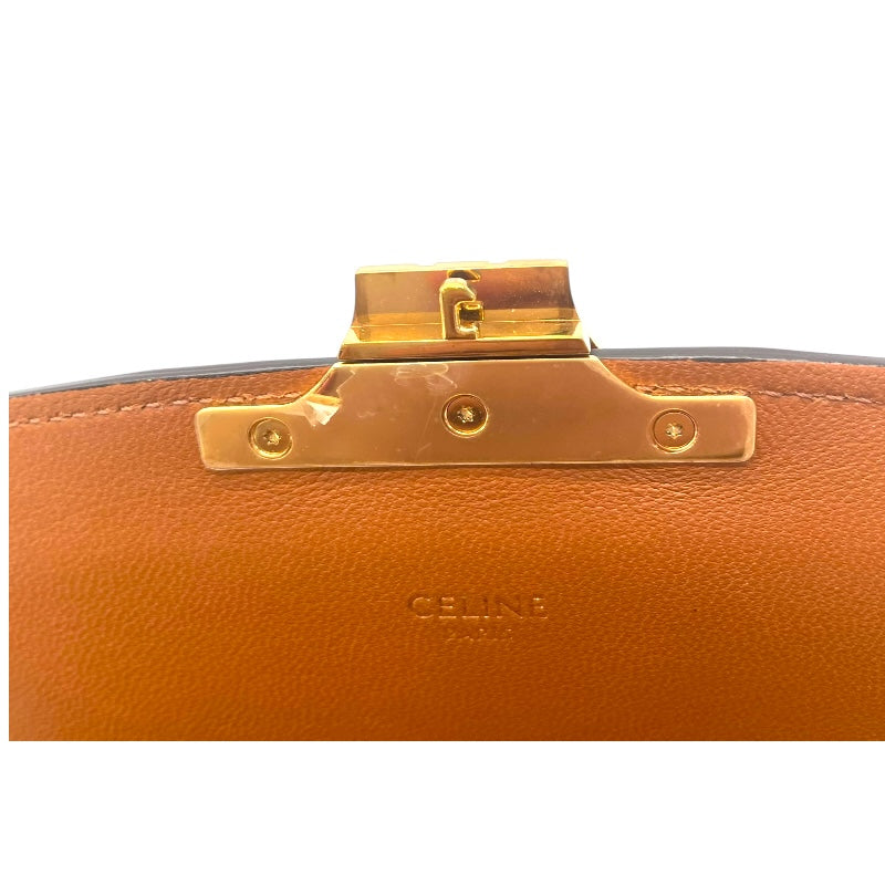 セリーヌ CELINE クラシックトリオンフバッグ 188882 ブラウン コーティングキャンバス/カーフレザー レディース ショルダーバッグ