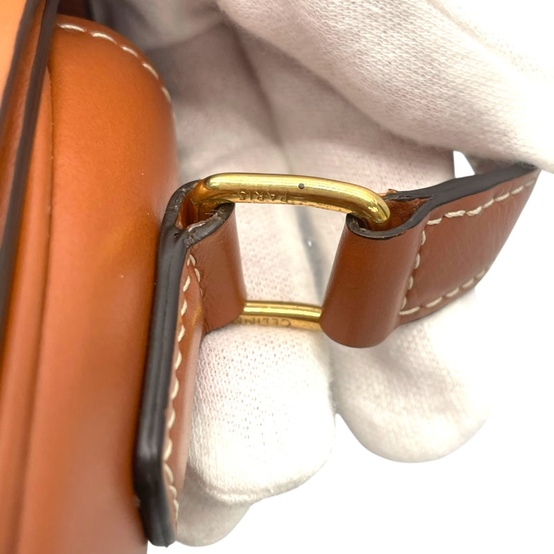 セリーヌ CELINE クラシックトリオンフバッグ 188882 ブラウン コーティングキャンバス/カーフレザー レディース ショルダーバッグ