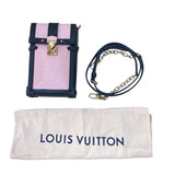 ルイ・ヴィトン LOUIS VUITTON ポシェットトランクヴェルティカル M67872 ピンク/ブラック/GD金具 PVC レディース ショルダーバッグ