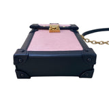 ルイ・ヴィトン LOUIS VUITTON ポシェットトランクヴェルティカル M67872 ピンク/ブラック/GD金具 PVC レディース ショルダーバッグ