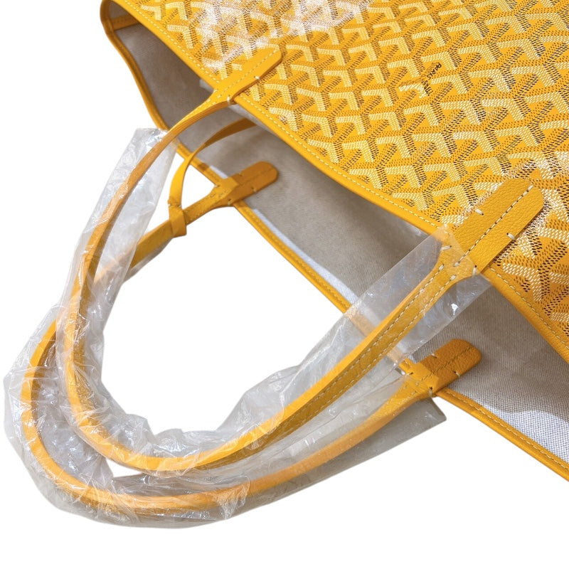 ゴヤール GOYARD サンルイGM イエロー  ゴヤールディンキャンバス レディース トートバッグ