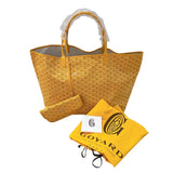 ゴヤール GOYARD サンルイGM イエロー  ゴヤールディンキャンバス レディース トートバッグ