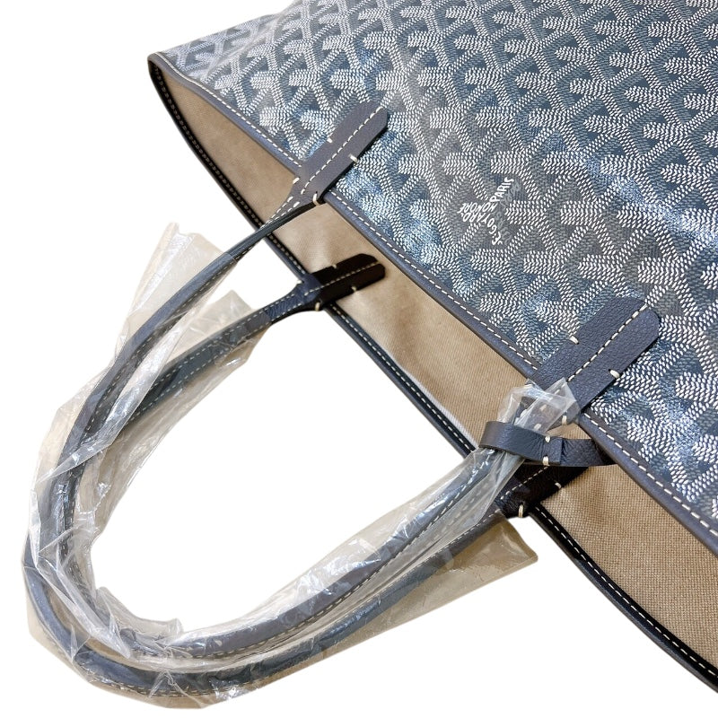 ゴヤール GOYARD サンルイPM グレー ゴヤールディンキャンバス レディース トートバッグ