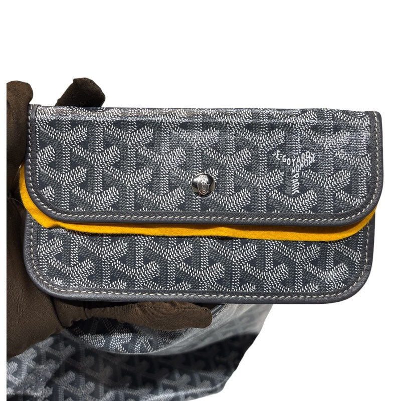 ゴヤール GOYARD サンルイPM グレー キャンバス ユニセックス トートバッグ