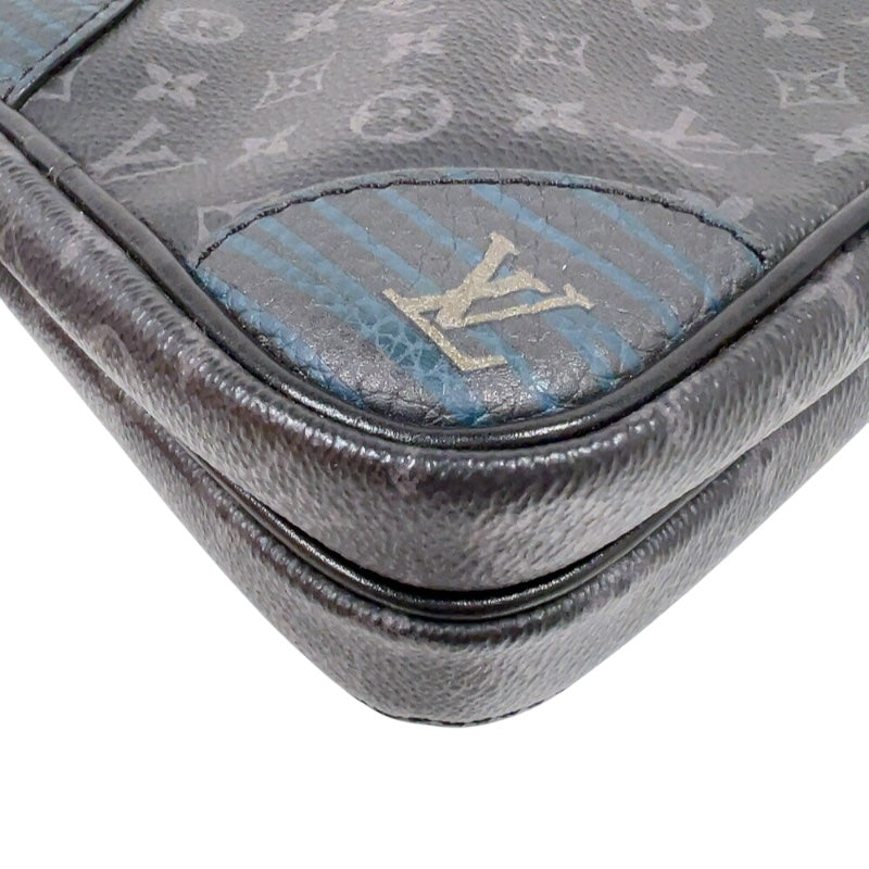 ルイ・ヴィトン LOUIS VUITTON LVパッチワーク アマゾン スリリングバッグ M45439 ブラック×グレー モノグラム ユニセックス ボディバッグ