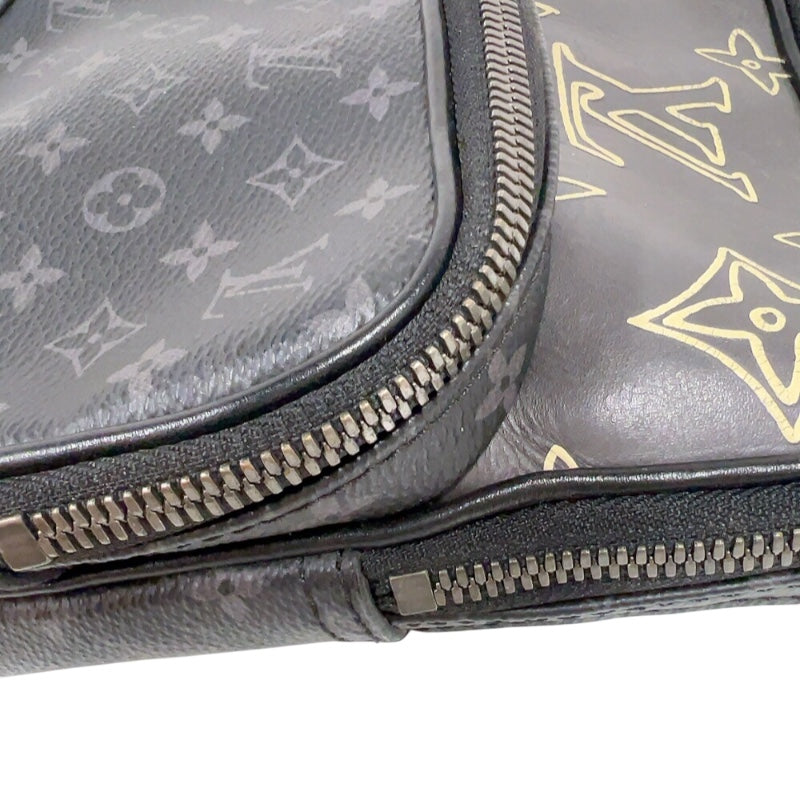 ルイ・ヴィトン LOUIS VUITTON LVパッチワーク アマゾン スリリングバッグ M45439 ブラック×グレー モノグラム ユニセックス ボディバッグ