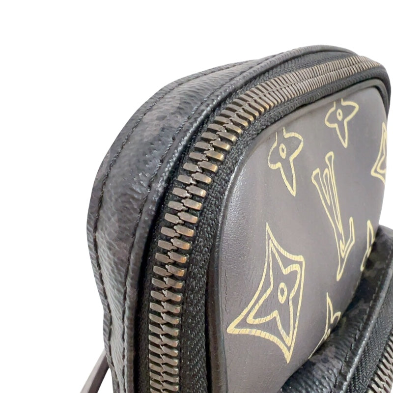 ルイ・ヴィトン LOUIS VUITTON LVパッチワーク アマゾン スリリングバッグ M45439 ブラック×グレー モノグラム ユニセックス ボディバッグ