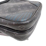 ルイ・ヴィトン LOUIS VUITTON LVパッチワーク アマゾン スリリングバッグ M45439 ブラック×グレー モノグラム ユニセックス ボディバッグ