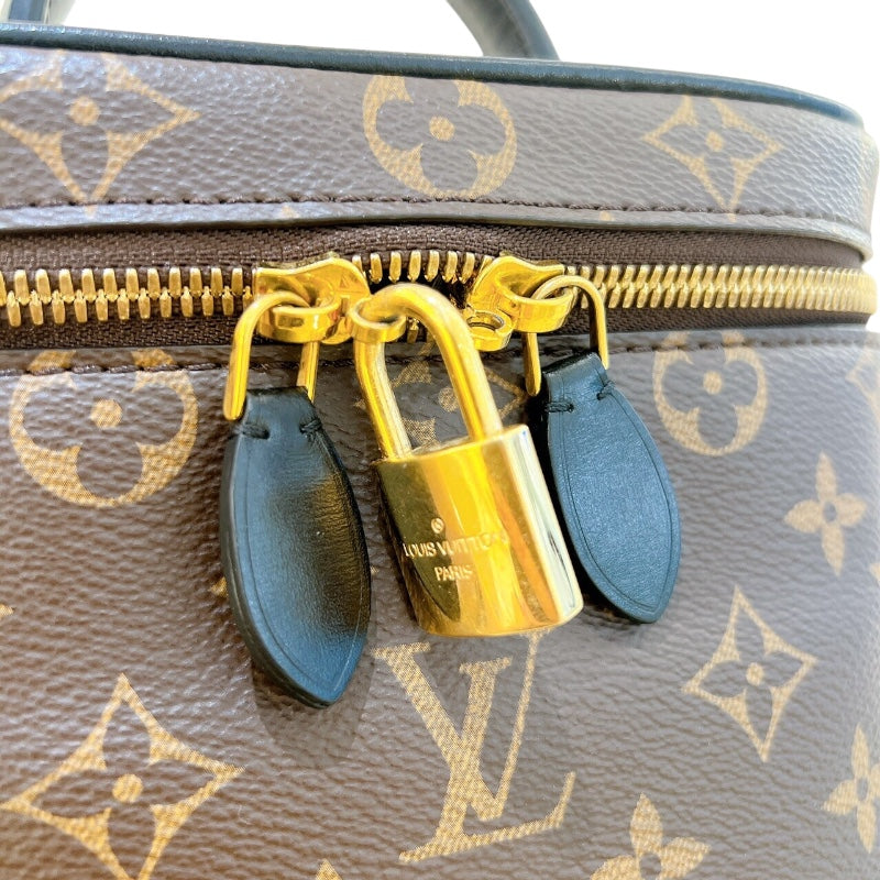 ルイ・ヴィトン LOUIS VUITTON ヴァニティNV PM M45165 ブラウン　ゴールド金具 モノグラム リバース レディース ハンドバッグ