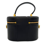 クリスチャン・ディオール Christian Dior ヴァニティスモール ブラック カーフ レディース ショルダーバッグ