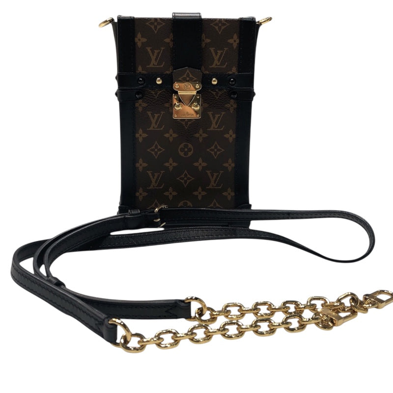 ルイ・ヴィトン LOUIS VUITTON ポシェット・トランクヴェルティカル M63913 モノグラム モノグラムキャンバス/レザー レディース ショルダーバッグ
