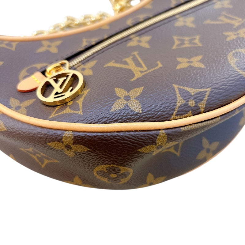 ルイ・ヴィトン LOUIS VUITTON ループ  M81098 ブラウン　ゴールド金具 モノグラム レディース ショルダーバッグ
