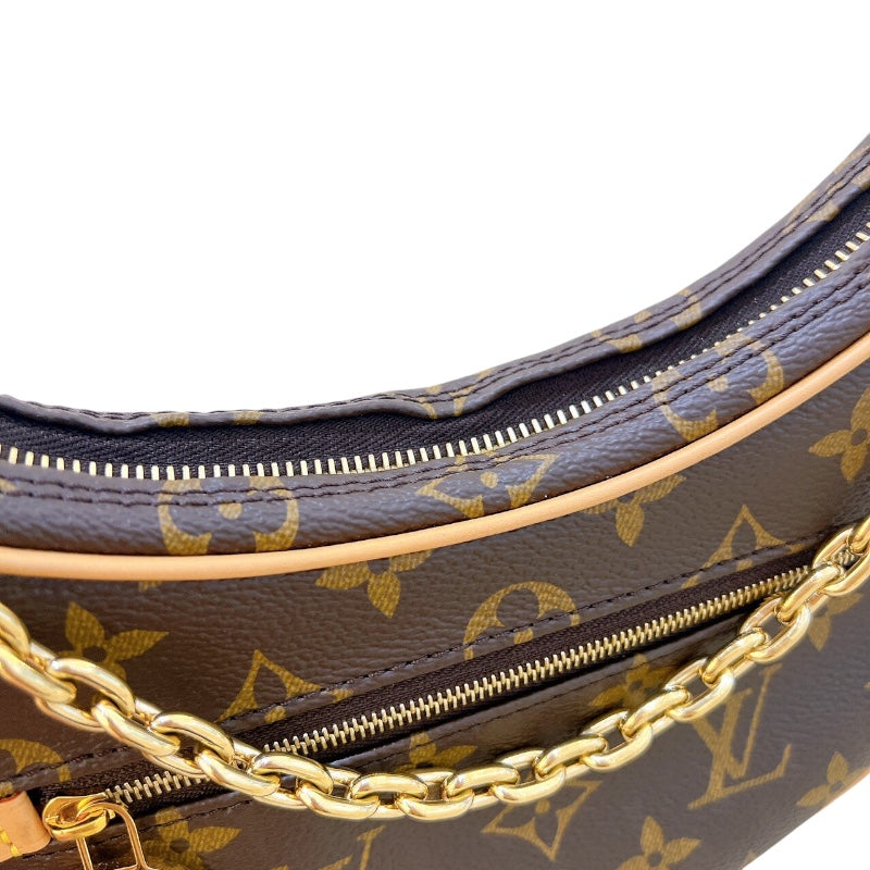 ルイ・ヴィトン LOUIS VUITTON ループ  M81098 ブラウン　ゴールド金具 モノグラム レディース ショルダーバッグ