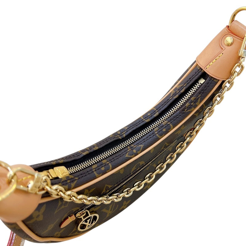 ルイ・ヴィトン LOUIS VUITTON ループ  M81098 ブラウン　ゴールド金具 モノグラム レディース ショルダーバッグ