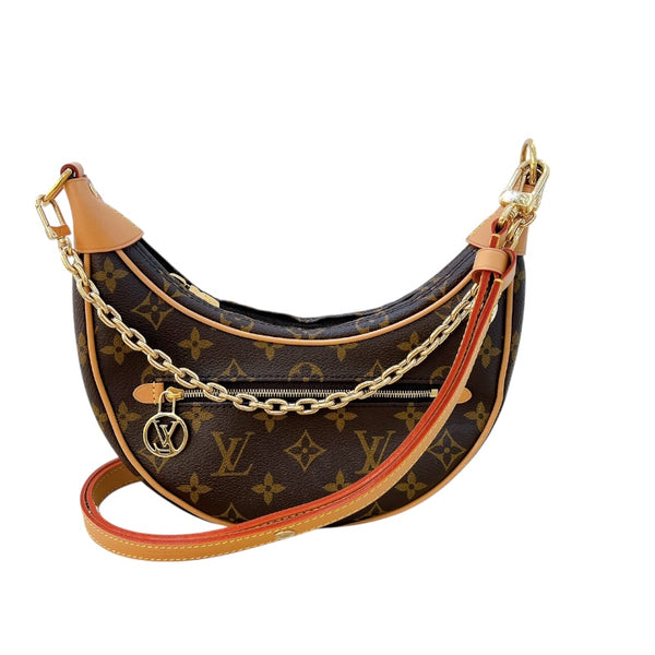ルイ・ヴィトン LOUIS VUITTON ループ  M81098 ブラウン　ゴールド金具 モノグラム レディース ショルダーバッグ