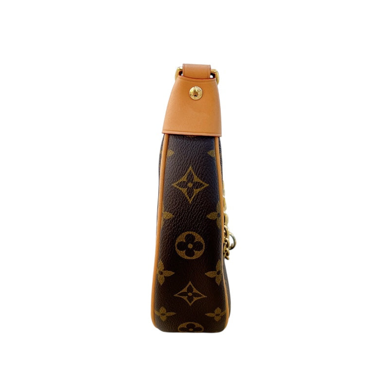 ルイ・ヴィトン LOUIS VUITTON ループ  M81098 ブラウン　ゴールド金具 モノグラム レディース ショルダーバッグ