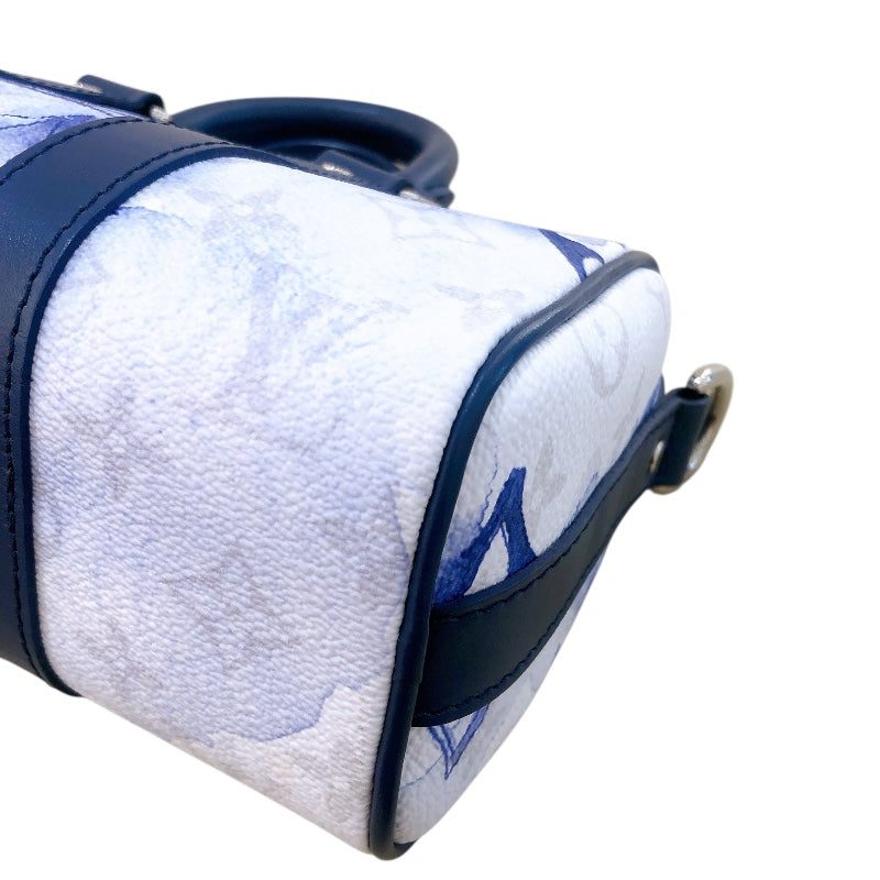 ルイ・ヴィトン LOUIS VUITTON キーポルXS M45761 ウォーターカラー　シルバー金具 モノグラム メンズ ショルダーバッグ