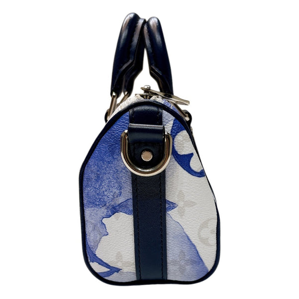 ルイ・ヴィトン LOUIS VUITTON キーポルXS M45761 ウォーターカラー　シルバー金具 モノグラム メンズ ショルダーバッグ