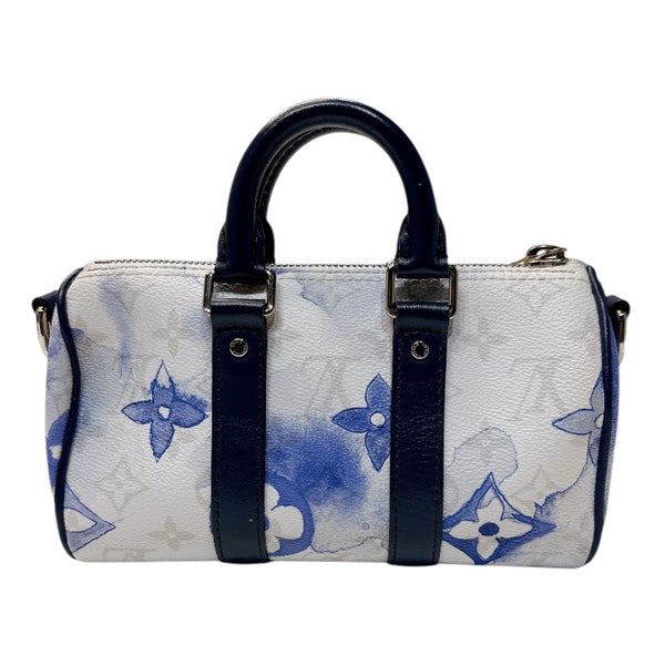 ルイ・ヴィトン LOUIS VUITTON キーポルXS M45761 ウォーターカラー　シルバー金具 モノグラム メンズ ショルダーバッグ