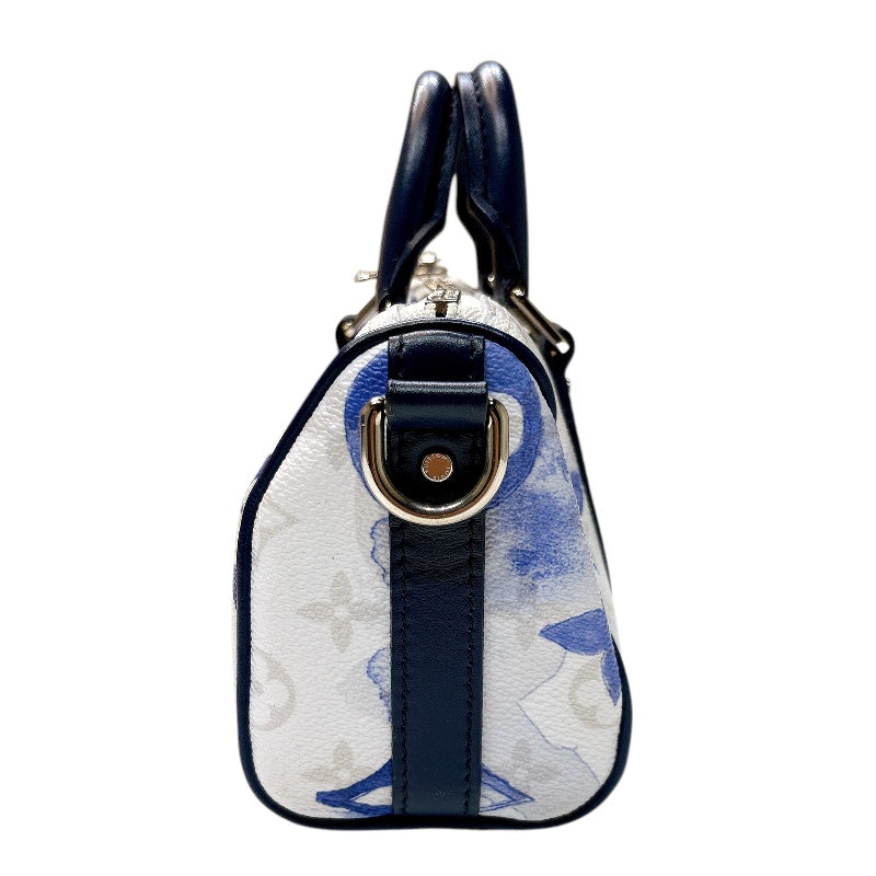 ルイ・ヴィトン LOUIS VUITTON キーポルXS M45761 ウォーターカラー　シルバー金具 モノグラム メンズ ショルダーバッグ