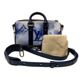 ルイ・ヴィトン LOUIS VUITTON キーポルXS M45761 ウォーターカラー　シルバー金具 モノグラム メンズ ショルダーバッグ