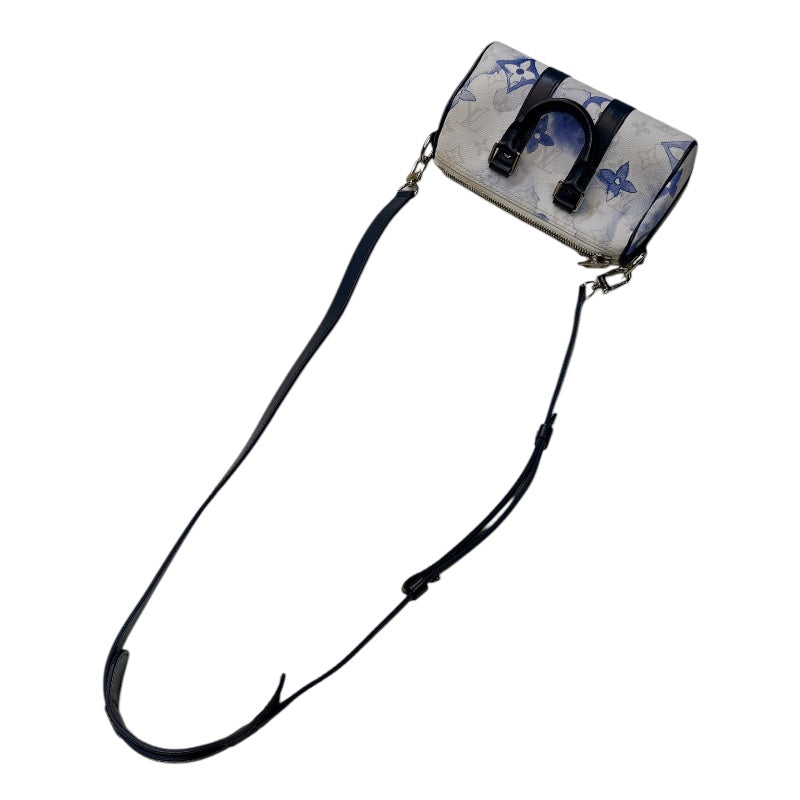 ルイ・ヴィトン LOUIS VUITTON キーポルXS M45761 ウォーターカラー　シルバー金具 モノグラム メンズ ショルダーバッグ