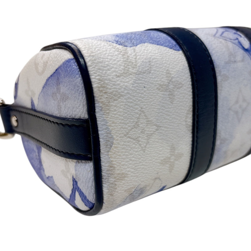 ルイ・ヴィトン LOUIS VUITTON キーポルXS M45761 ウォーターカラー　シルバー金具 モノグラム メンズ ショルダーバッグ