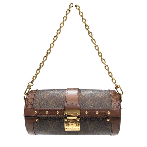 ルイ・ヴィトン LOUIS VUITTON パピヨントランク M57835 ブラウン　ゴールド金具  モノグラム レディース ショルダーバッグ