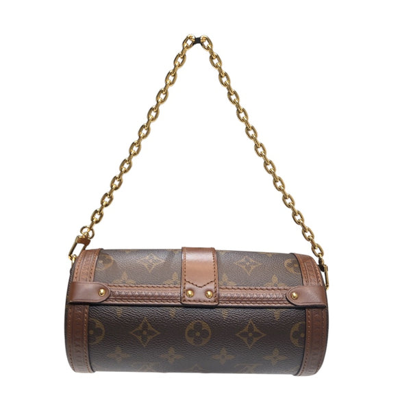ルイ・ヴィトン LOUIS VUITTON パピヨントランク M57835 ブラウン　ゴールド金具  モノグラム レディース ショルダーバッグ