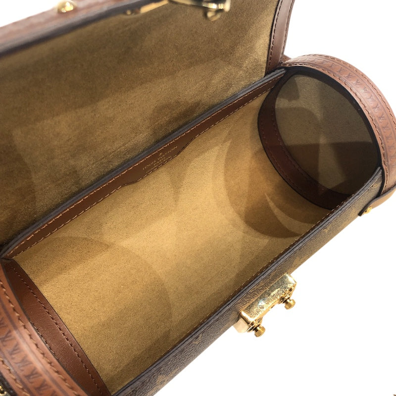 ルイ・ヴィトン LOUIS VUITTON パピヨントランク M57835 ブラウン　ゴールド金具 モノグラム レディース ショルダーバッグ