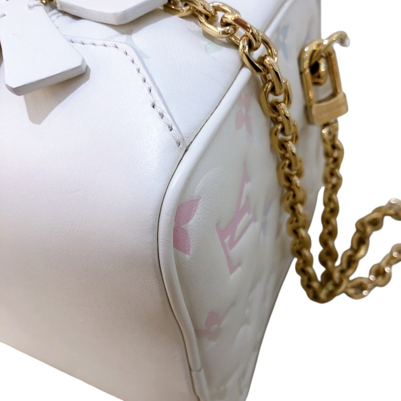 ルイ・ヴィトン LOUIS VUITTON スクエア・バッグ　限定デザイン モノグラムエンボス　ゴールド金具 モノグラム・エンボス レディース ショルダーバッグ