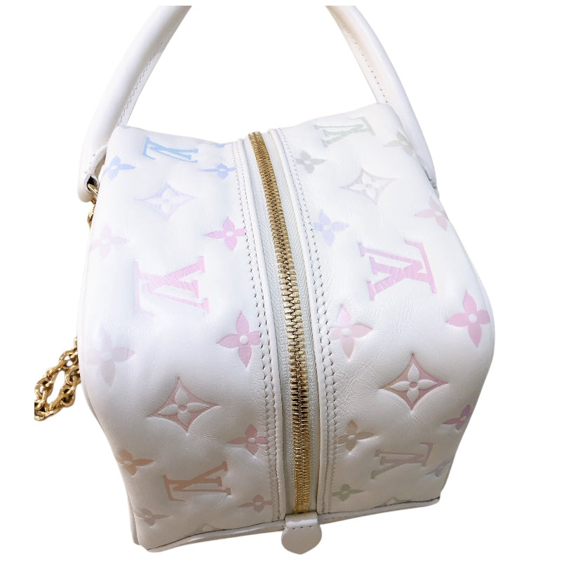 ルイ・ヴィトン LOUIS VUITTON スクエア・バッグ　限定デザイン モノグラムエンボス　ゴールド金具 モノグラム・エンボス レディース ショルダーバッグ