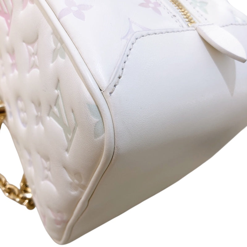 ルイ・ヴィトン LOUIS VUITTON スクエア・バッグ　限定デザイン モノグラムエンボス　ゴールド金具 モノグラム・エンボス レディース ショルダーバッグ