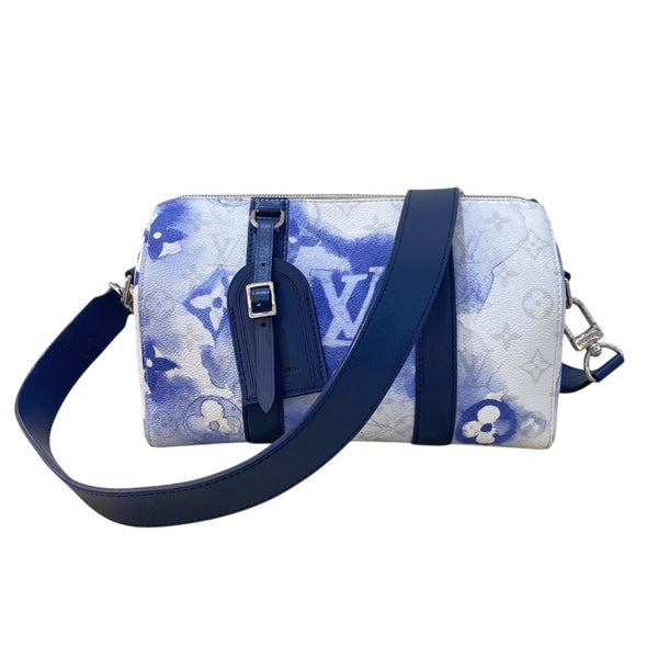 ルイ・ヴィトン LOUIS VUITTON シティ・キーポル M45757 ウォーターカラー モノグラム メンズ ショルダーバッグ