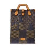 ルイ・ヴィトン LOUIS VUITTON LVスクエアード　ミニトート NIGOコラボ N40355 ダミエジャイアント メンズ トートバッグ