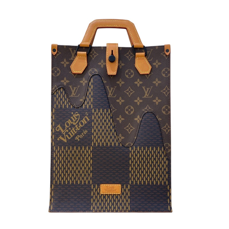 ルイ・ヴィトン LOUIS VUITTON LVスクエアード　ミニトート NIGOコラボ N40355 ダミエジャイアント メンズ トートバッグ