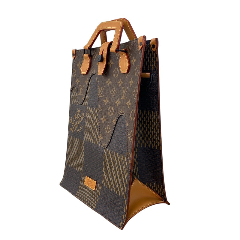 ルイ・ヴィトン LOUIS VUITTON LVスクエアード　ミニトート NIGOコラボ N40355 ダミエジャイアント メンズ トートバッグ