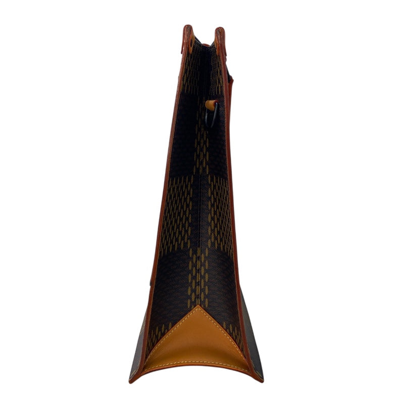 ルイ・ヴィトン LOUIS VUITTON LVスクエアード　ミニトート NIGOコラボ N40355 ダミエジャイアント メンズ トートバッグ