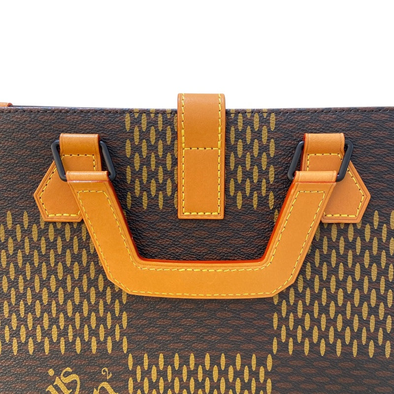 ルイ・ヴィトン LOUIS VUITTON LVスクエアード　ミニトート NIGOコラボ N40355 ダミエジャイアント メンズ トートバッグ