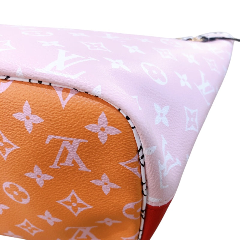 ルイ・ヴィトン LOUIS VUITTON ネヴァーフルMM M44567 レッド モノグラム・ジャイアント レディース トートバッグ