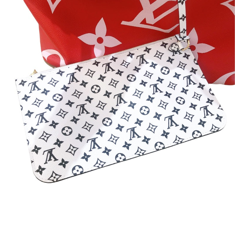 ルイ・ヴィトン LOUIS VUITTON ネヴァーフルMM M44567 レッド モノグラム・ジャイアント レディース トートバッグ