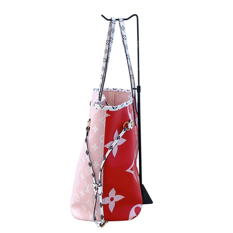 ルイ・ヴィトン LOUIS VUITTON ネヴァーフルMM M44567 レッド モノグラム・ジャイアント レディース トートバッグ