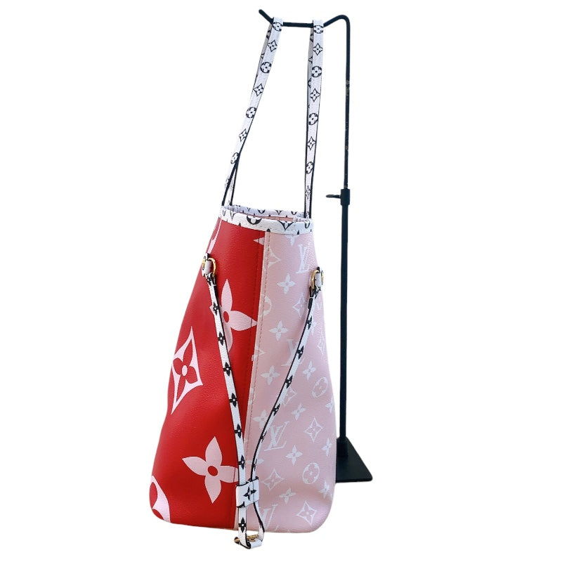 ルイ・ヴィトン LOUIS VUITTON ネヴァーフルMM M44567 レッド モノグラム・ジャイアント レディース トートバッグ