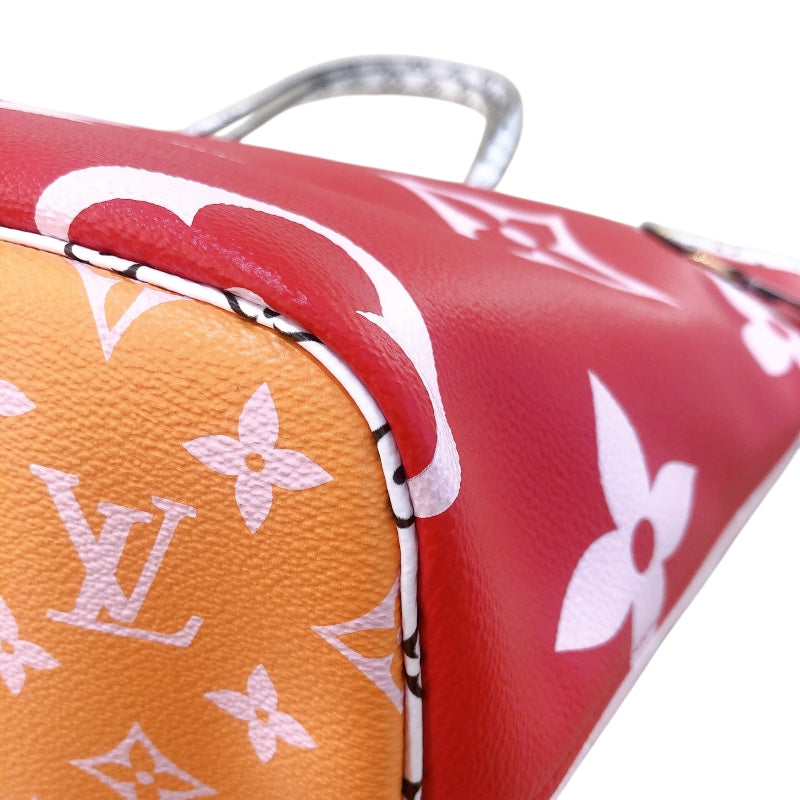 ルイ・ヴィトン LOUIS VUITTON ネヴァーフルMM M44567 レッド モノグラム・ジャイアント レディース トートバッグ